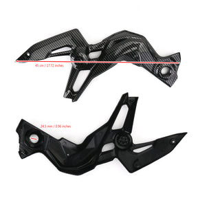 Motorcycle ABS Plastic Frame Guard Cover Trim for Kawasaki Z900 2020-2021