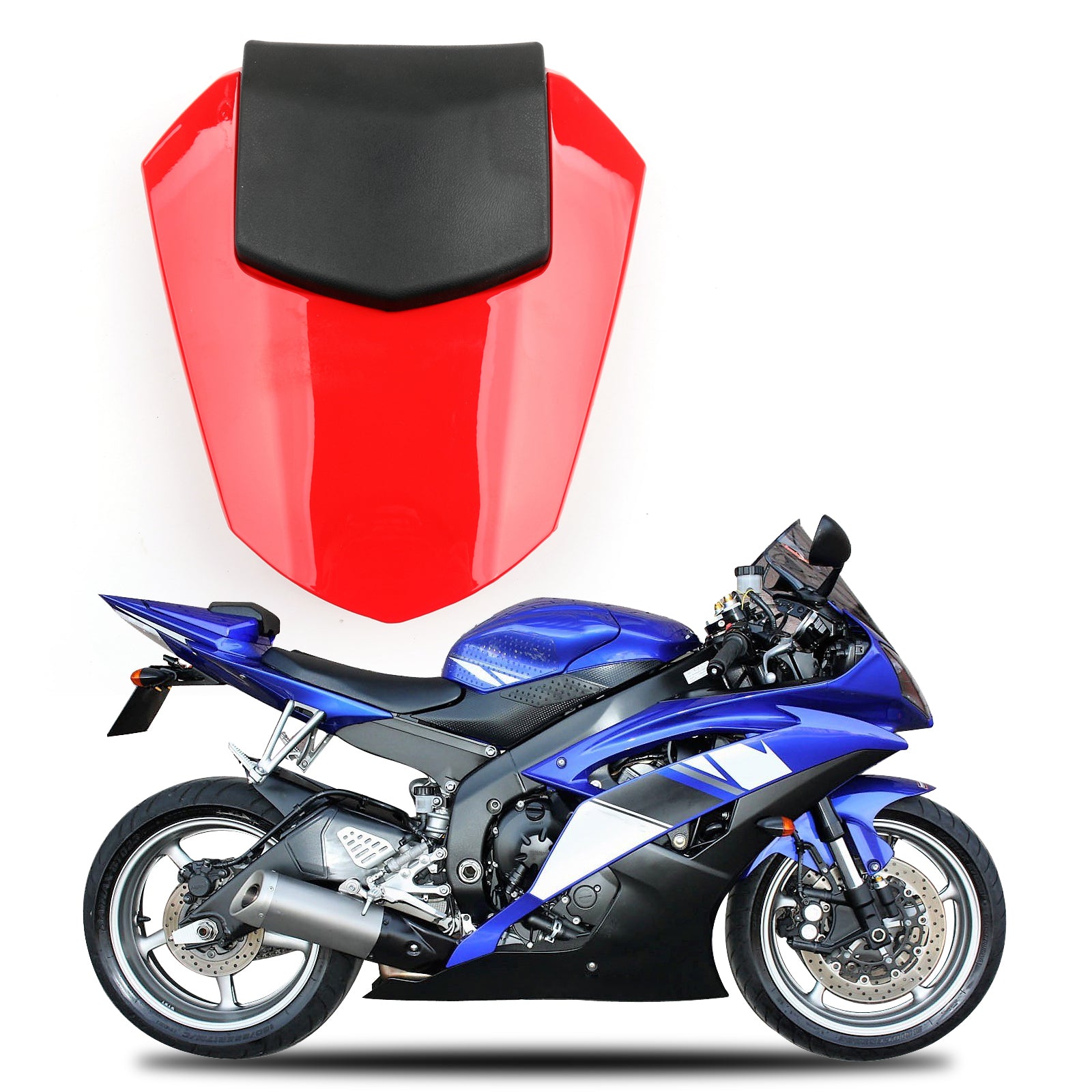 08-16 Yamaha R6 Rücksitzbezug