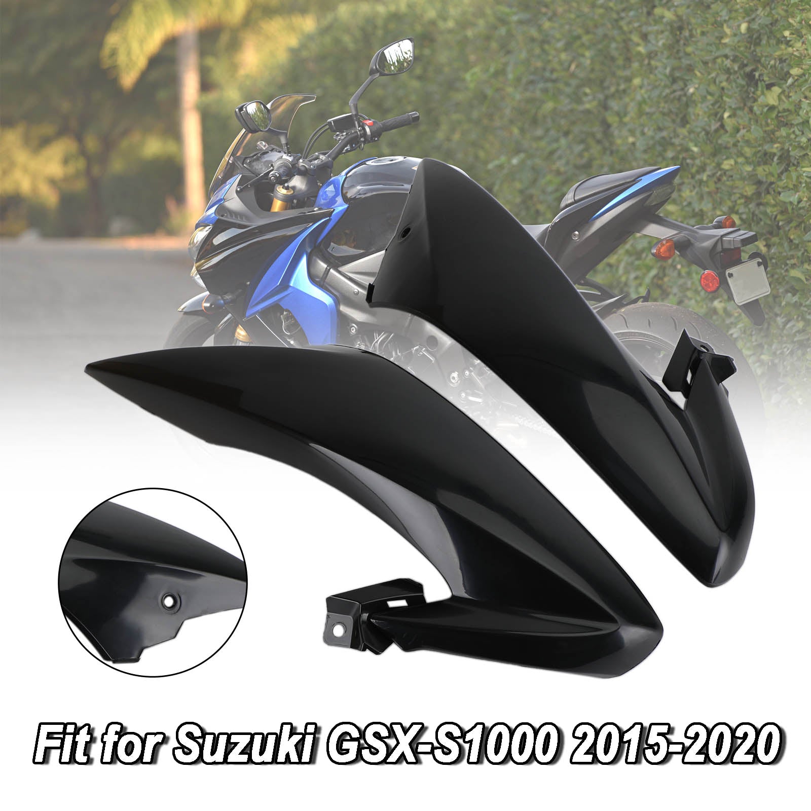 Unpainted ABS Radiator Panel frame Fairing For Suzuki GSX-S 1000 2015-2020