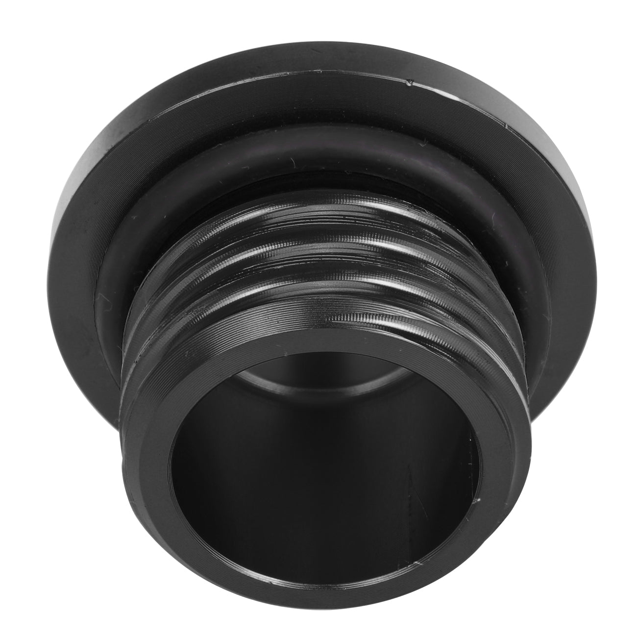 Aluminum Metal Fuel Gas Tank Oil Cap Cover Fit for Motorcycle 1996-UP Black