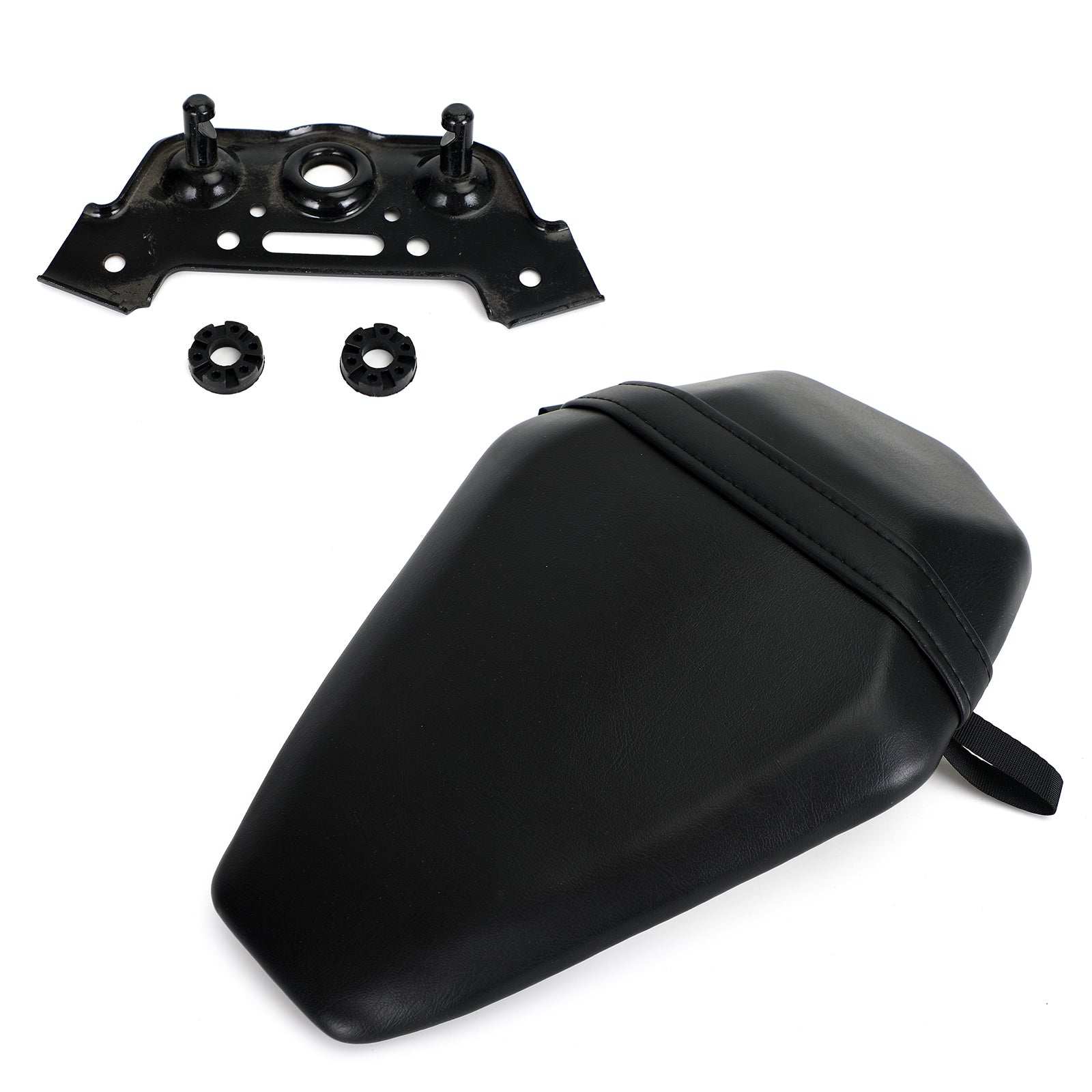 Cuscino nero per sedile passeggero posteriore adatto per Kawasaki Zx-10R Zx 10R 2016-2020 generico