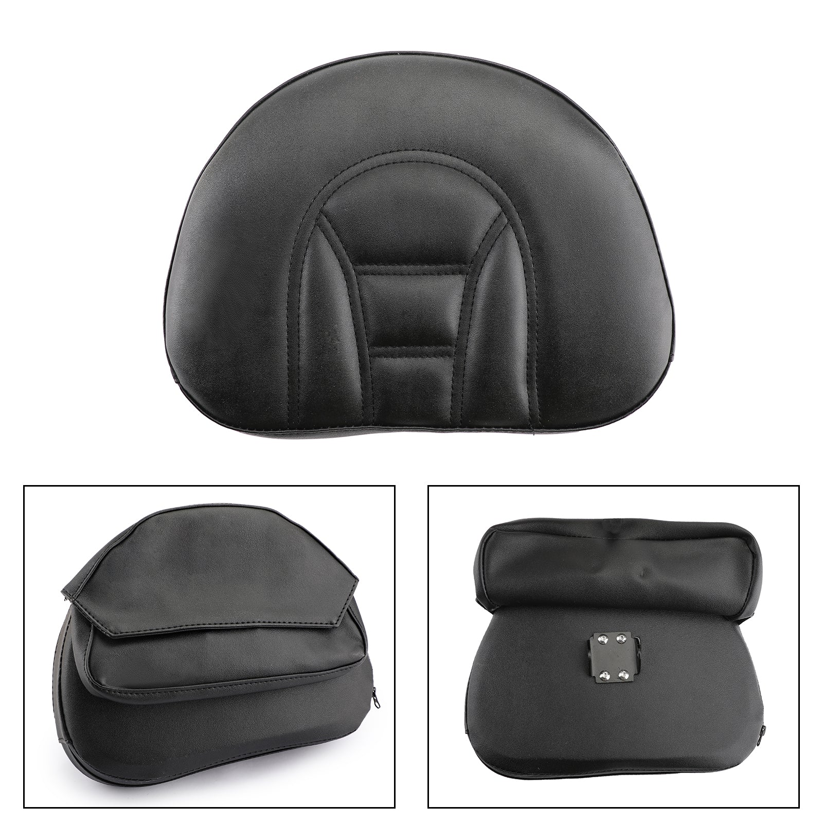 Harley Driver Backrest Cushion Pad Fit For Road King Street Glide 1997-2017