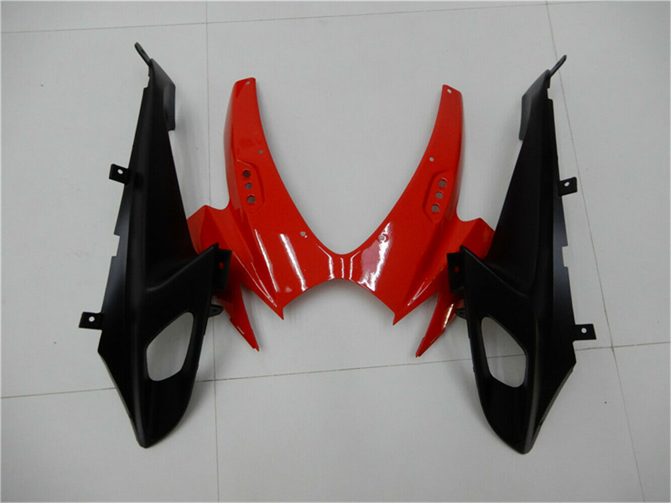 Amotopart Fairings Suzuki GSXR600 750 2006-2007 Fairing Red Black Fairing Kit