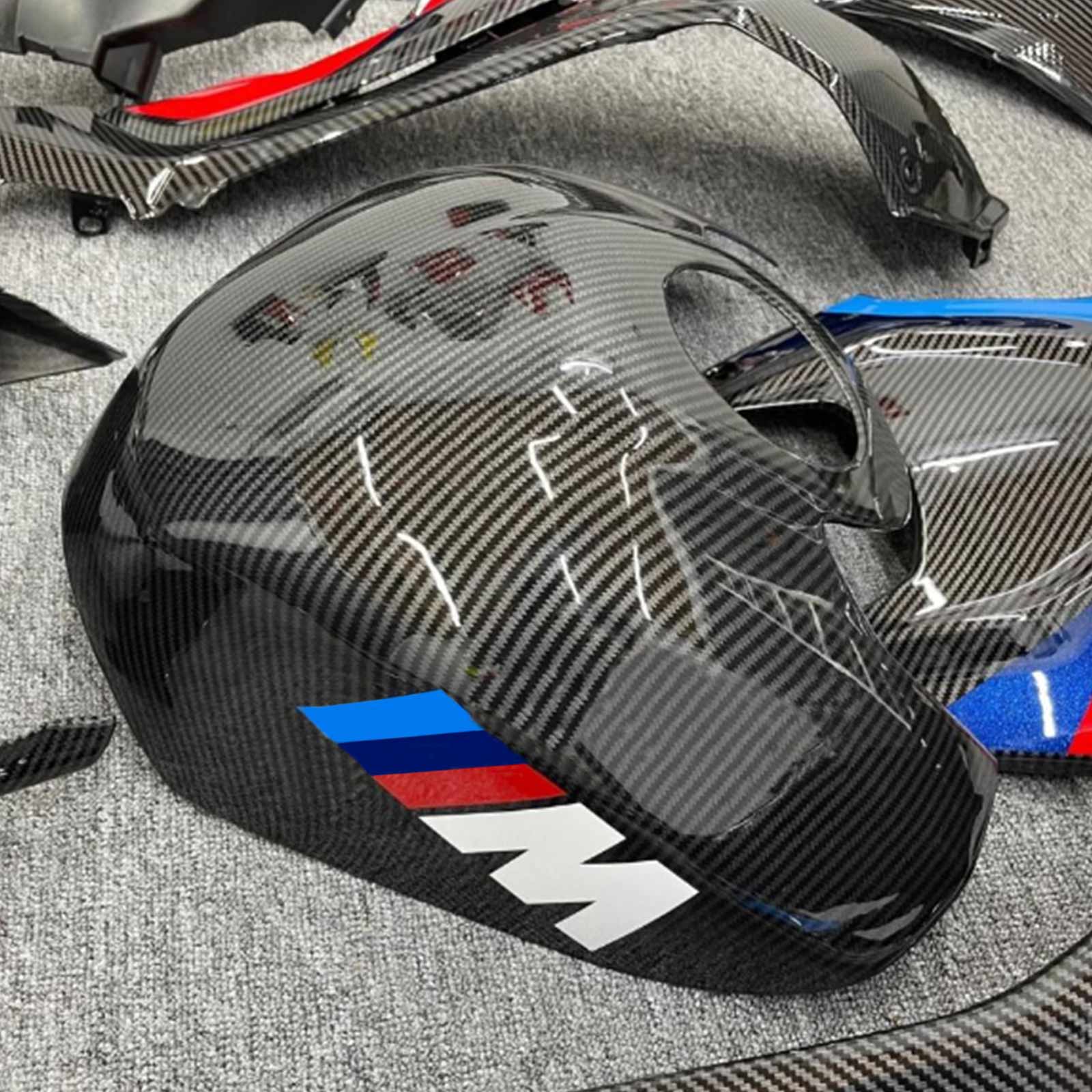 Amotopart BMW 2019–2022 S1000RR/M1000RR Schwarz Blau Rot Verkleidungsset