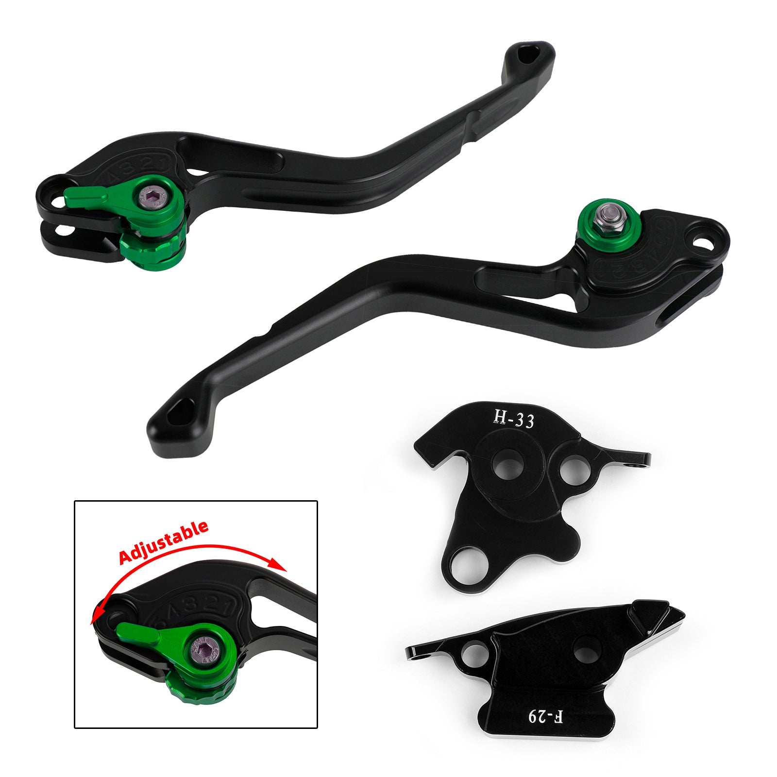 NUOVA leva freno frizione corta adatta per Honda VFR 1200 2010-2013 RC51 2000-2006