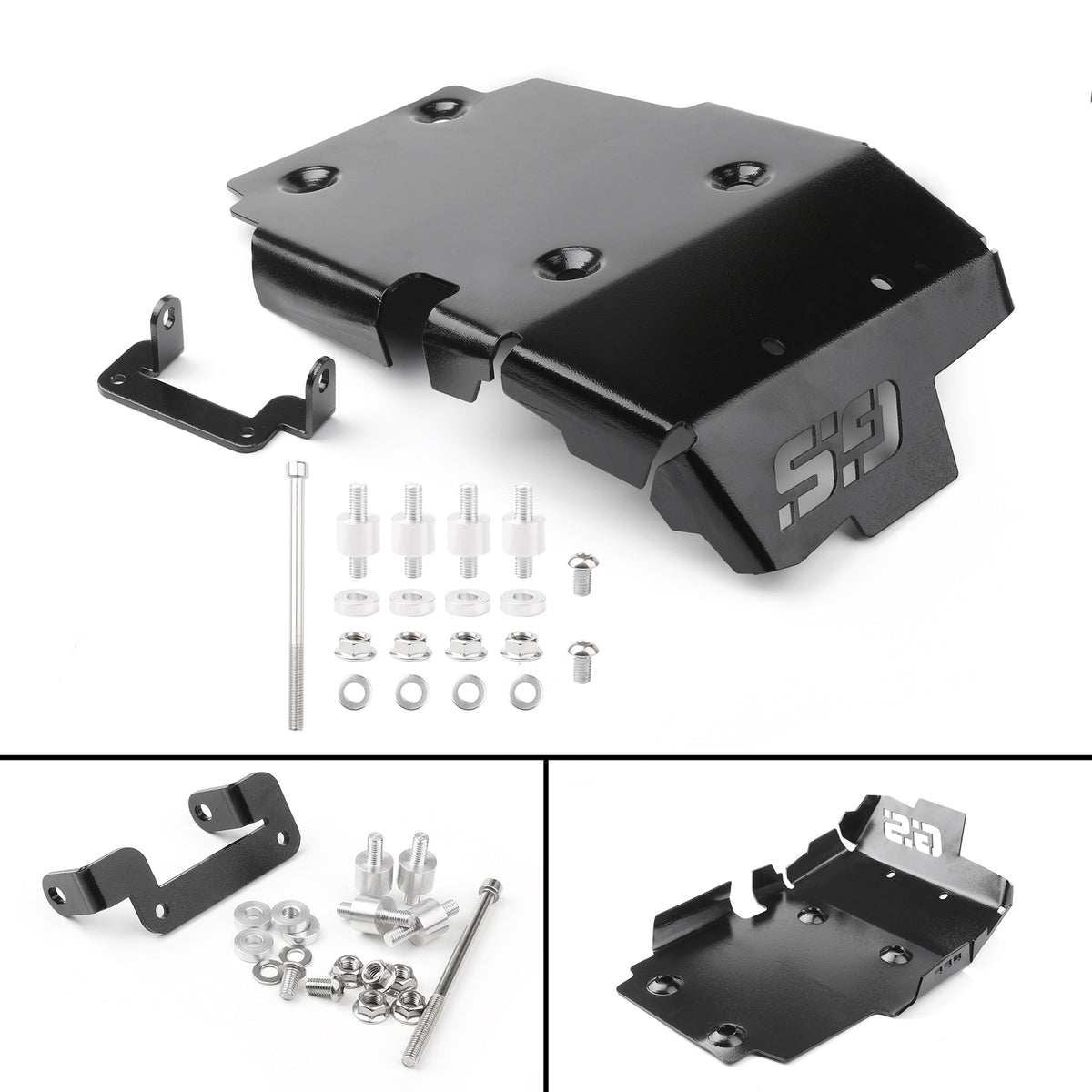Engine Protector Bash Guard Skid Plate Set Fit For BMW F650 F700 F800 GS 2008-2017