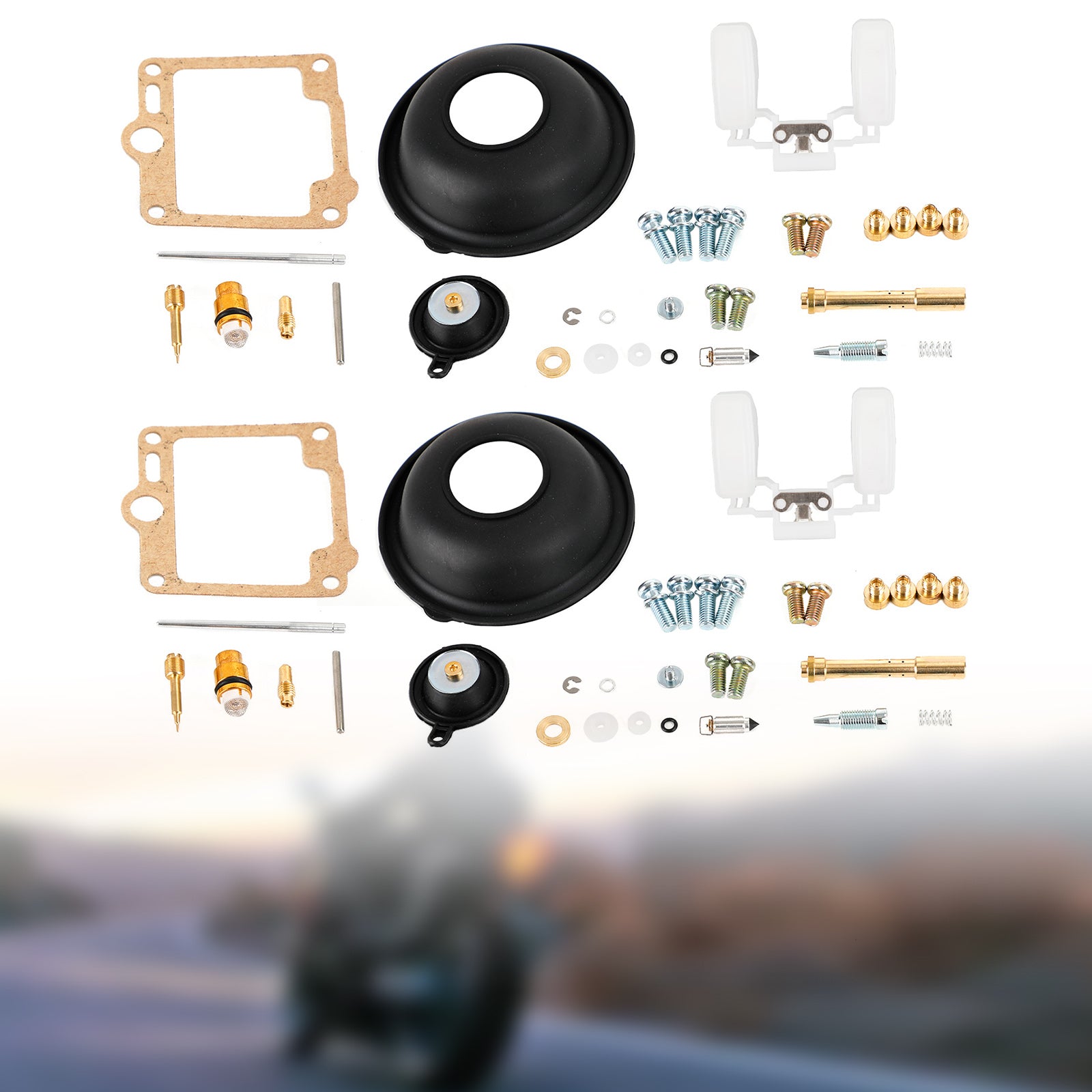 Kit de réparation de reconstruction de carburateur, 2 pièces, adapté à Yamaha Virago XV750 1988 – 1998 générique