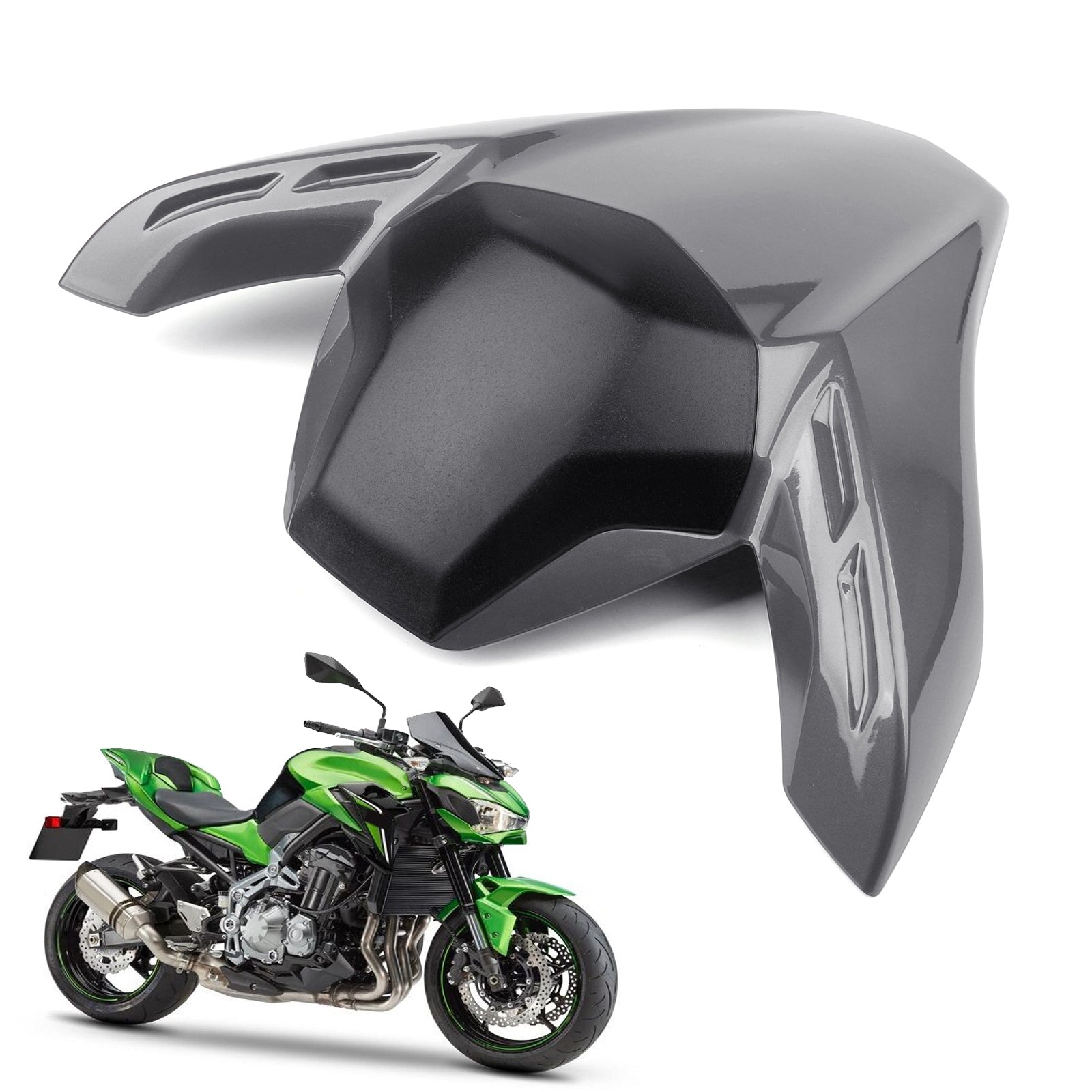 ABS Rear Seat Fairing Cover Cowl for Kawasaki Z900 Z ABS 2017-2019 MBlack