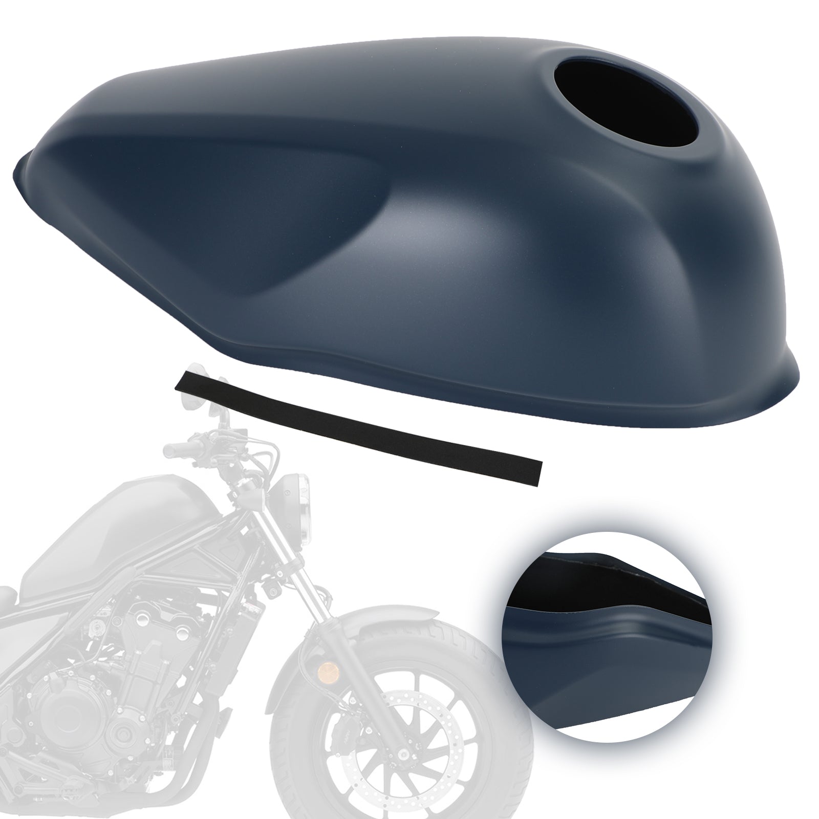 Capot de carénage de garniture de couvercle de réservoir de gaz pour Honda Rebel CMX300 CMX500 2017-2022 générique