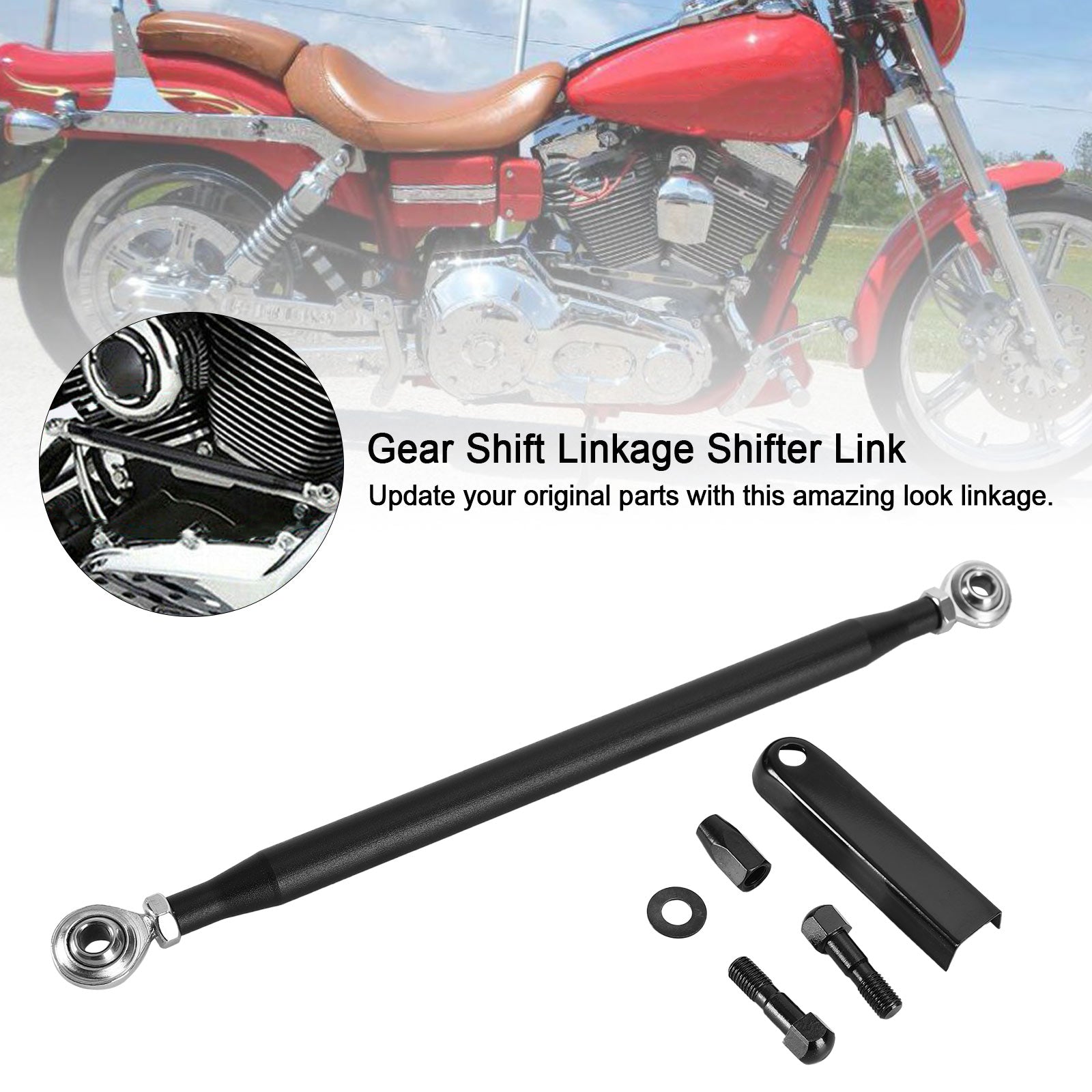 Gear Shift Linkage Shifter Link Fit For Touring Electra Softail Road Glide Generic