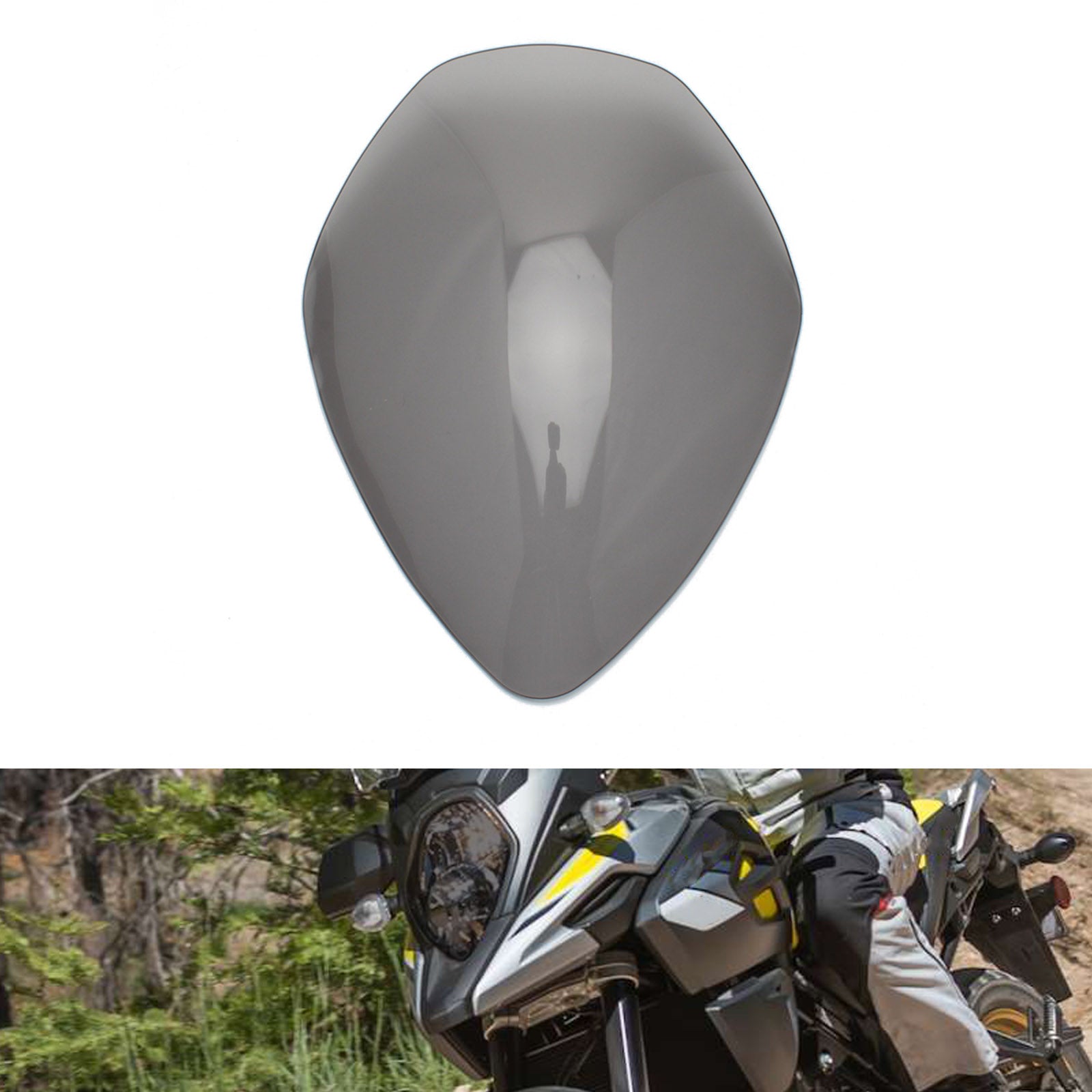 Headlight Lens Guard Protector Fit For Suzuki V-Strom 1000 17-20 650 17-21 Smoke Generic