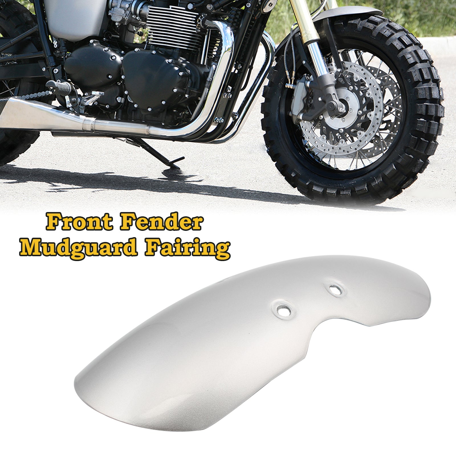 Front Fender Mudguard For Bonneville T100 Scrambler Thruxton 2001-2016 Generic