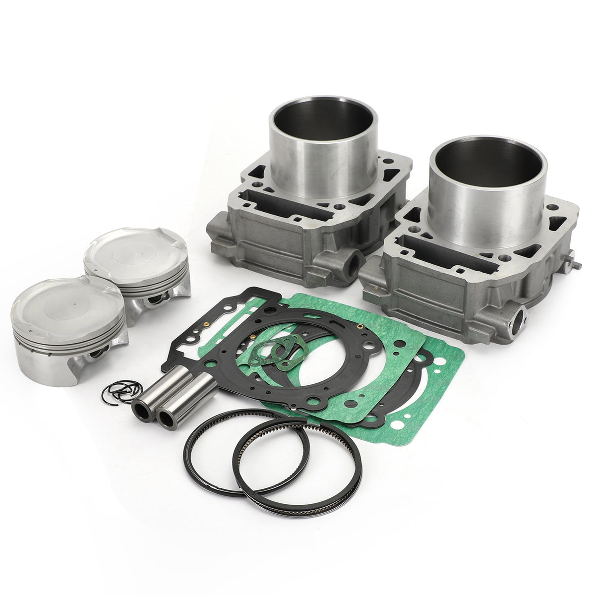 Front & Rear Cylinders Top End Kit Fits Can-Am BRP Renegade 1000/R T3 2012-2020 DHL Express Shipping