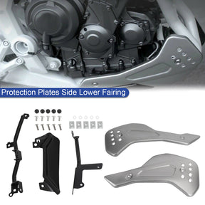Lower Engine Belly Protection Plates Side Fairing For Trident 660 2021 Generic
