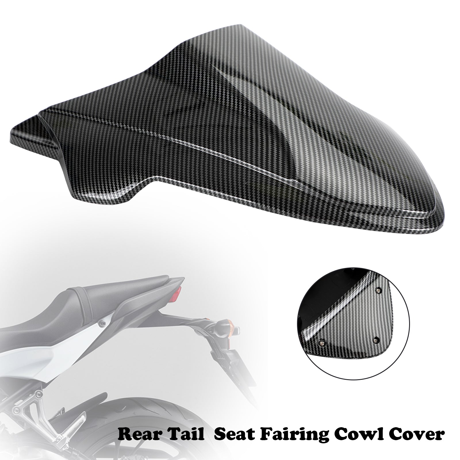 Rear Tail Seat Fairing Cowl Cover for Honda CB650R 2021-2022 Generic