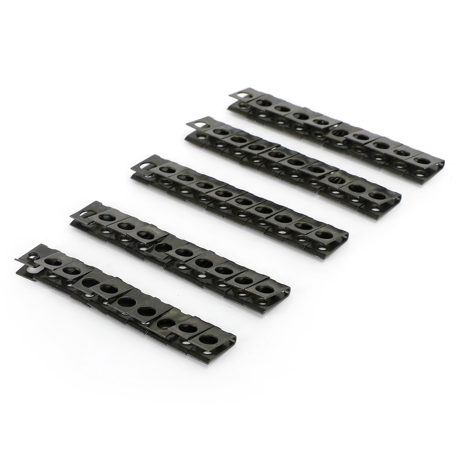 50x tuerca de perno de carenado de motocicleta Clip de tornillo galvanizado Clips de velocidad 5mm para Honda genérico