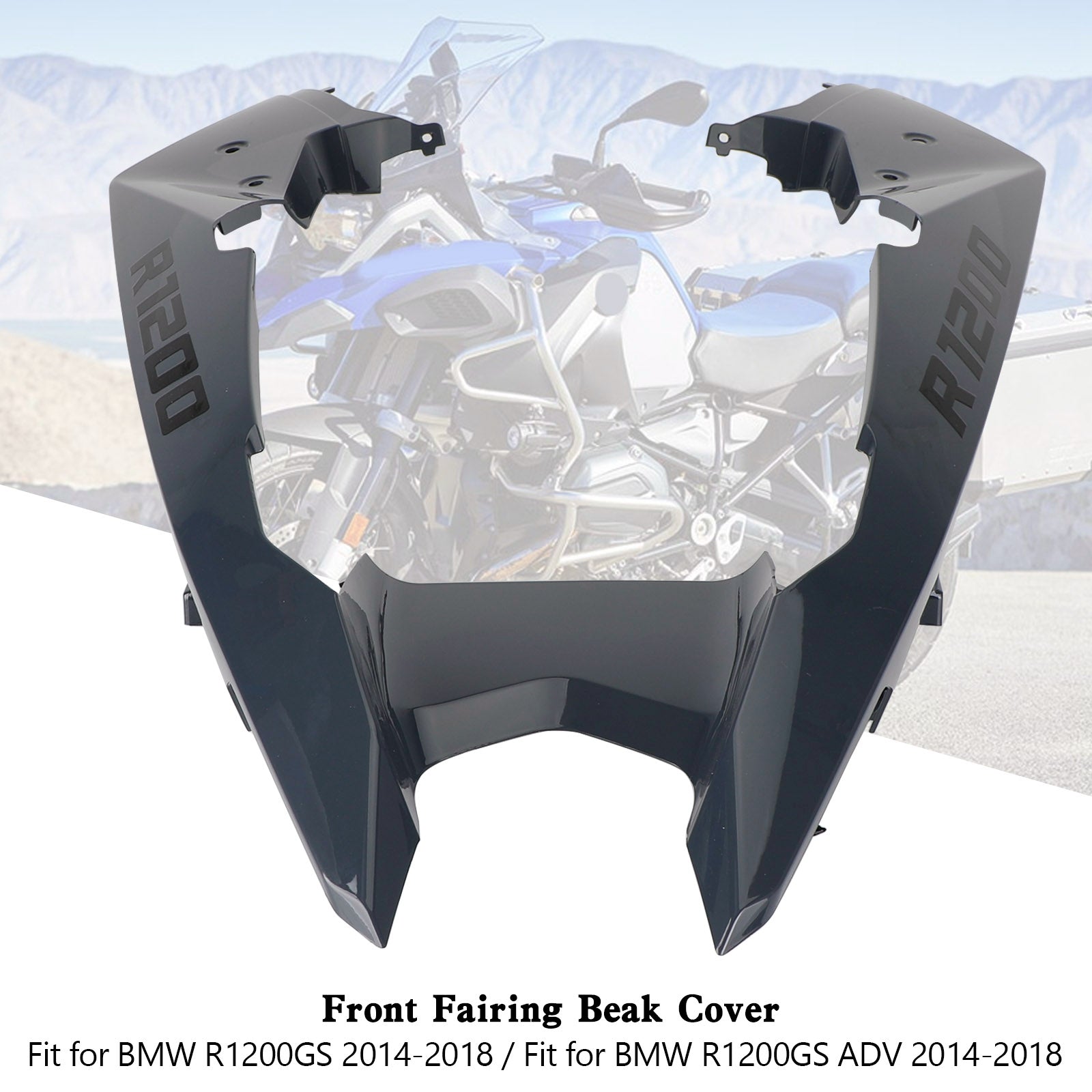 Front Nose Fairing Beak Fender Cover For BMW R1200GS / ADV 2014-2018