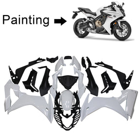 Kit carena Amotopart Honda CBR650F 2014-2016 White Style2