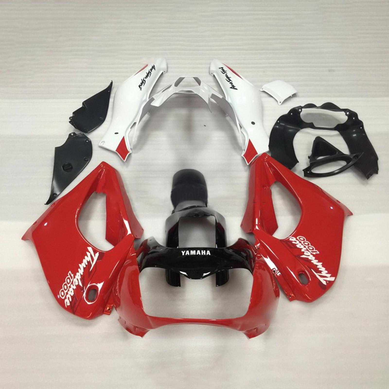 Amotopart 1997-2007 Yamaha YZF1000R Thunderace Fairing Red&White Kit