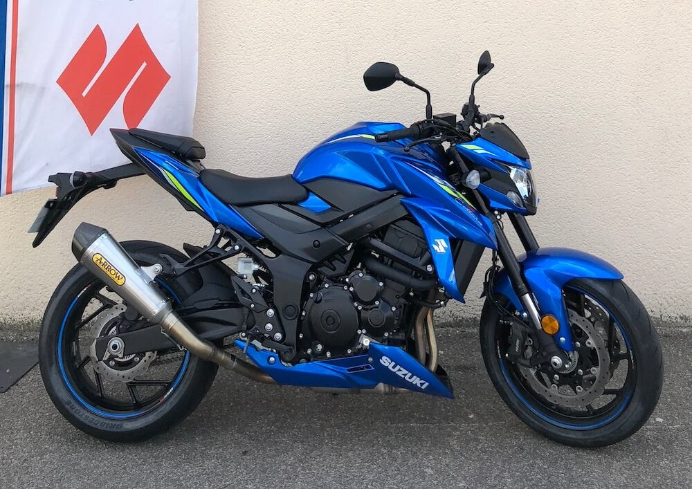 Amotopart 2017-2022 Suzuki GSX-S 750 Verkleidungsset, blau, Style2