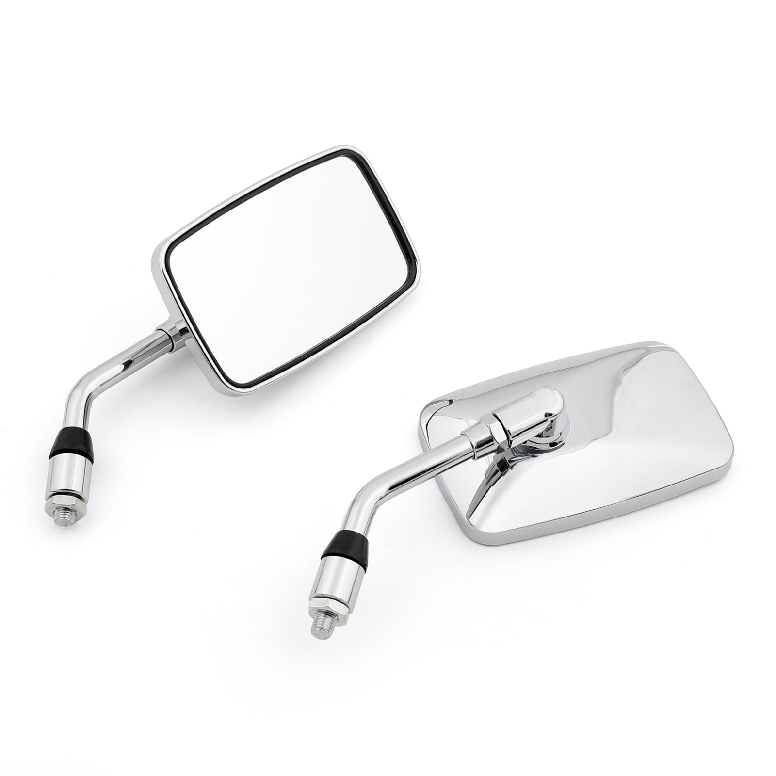 Pair Motorcycle Rearview Mirror For Honda VT1100 Shadow NV600 VT250 Shadow 400 Generic