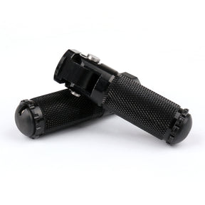 CNC Folding Foot Pegs Footpeg Rear Set Rest Racing Fit For Universal Black
