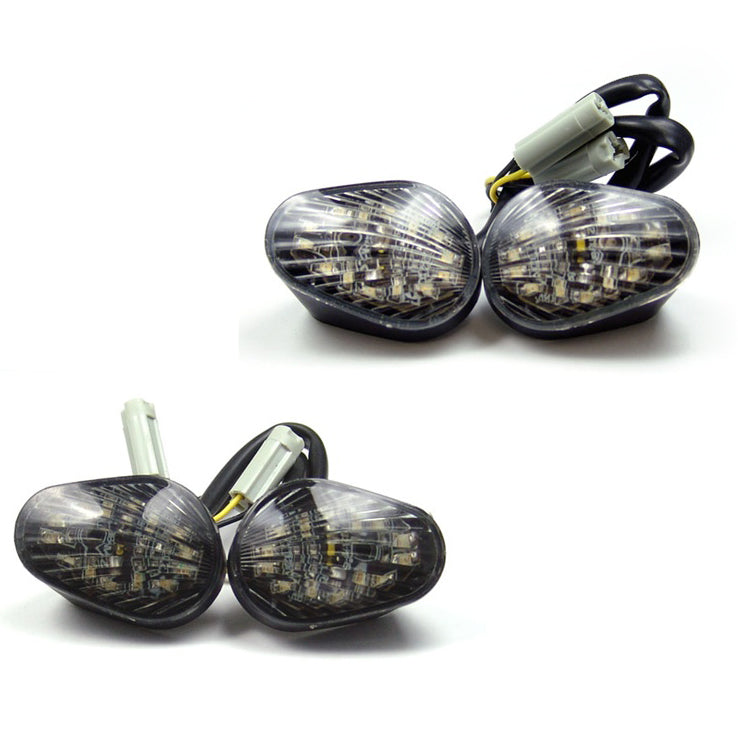 Clear Turn Signals For Yamaha YZF R6 R6S Flush Mount 2003-2007