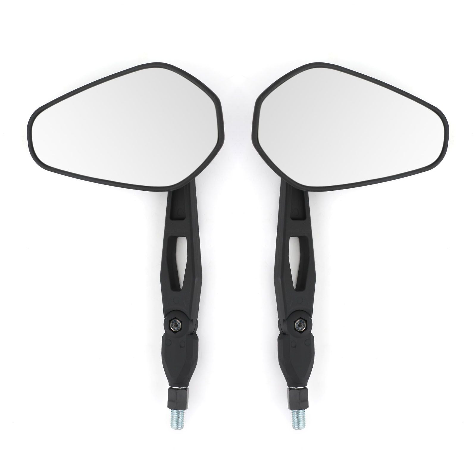 Pair M10 Rear View Mirror UNIVERSAL Nylon Mirrors ForMotorcycle Custom Cruiser Generic