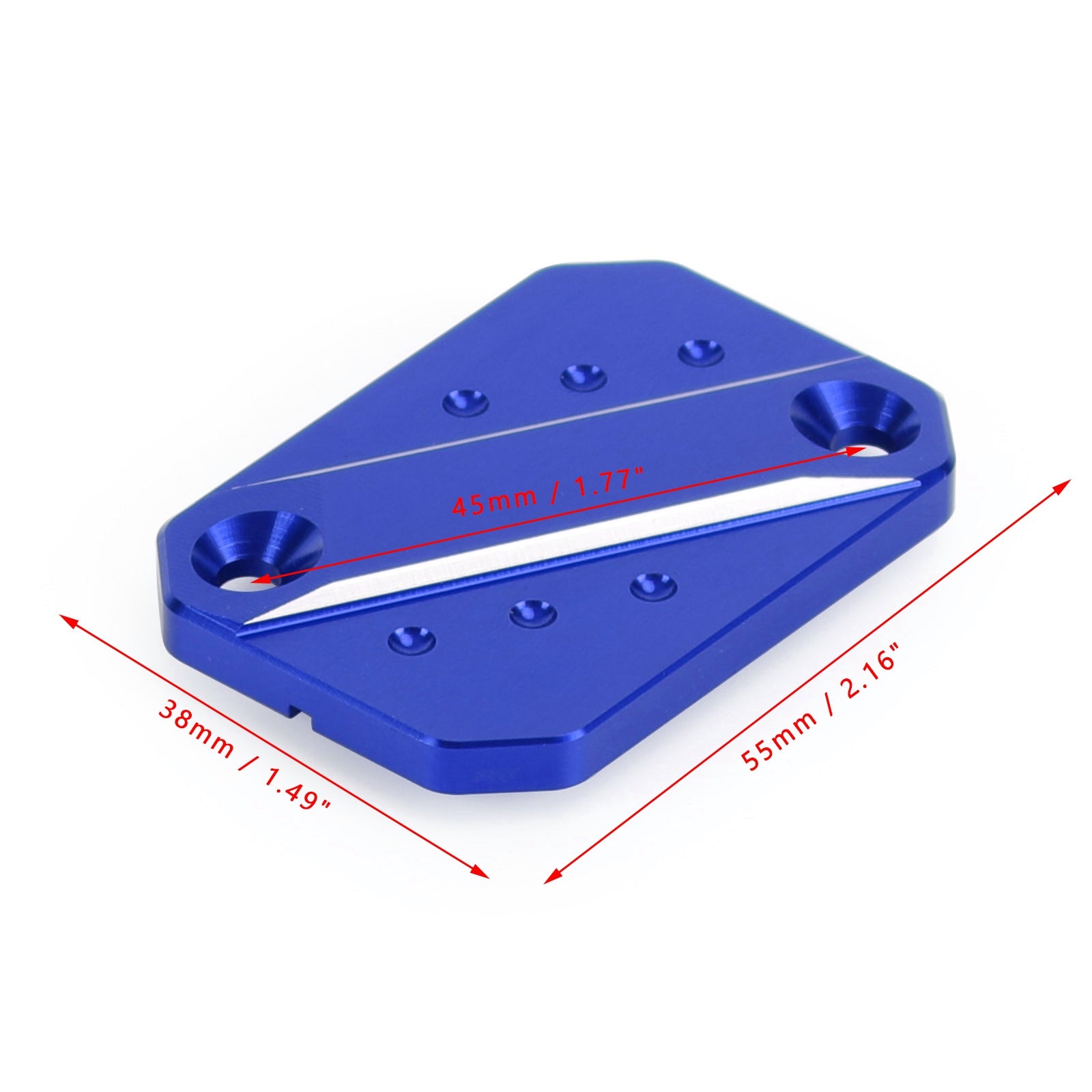 Cubierta de depósito de líquido de frenos delantero CNC para Piaggio MP3 300400500 15-2021