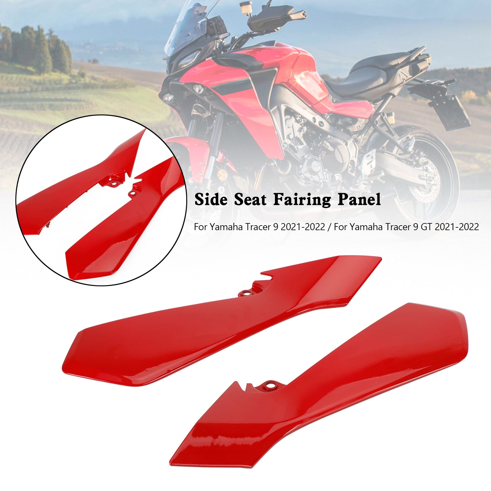 Rear Tail Side Seat Fairing Panel Cowl For Yamaha Tracer 9 GT 2021-2022