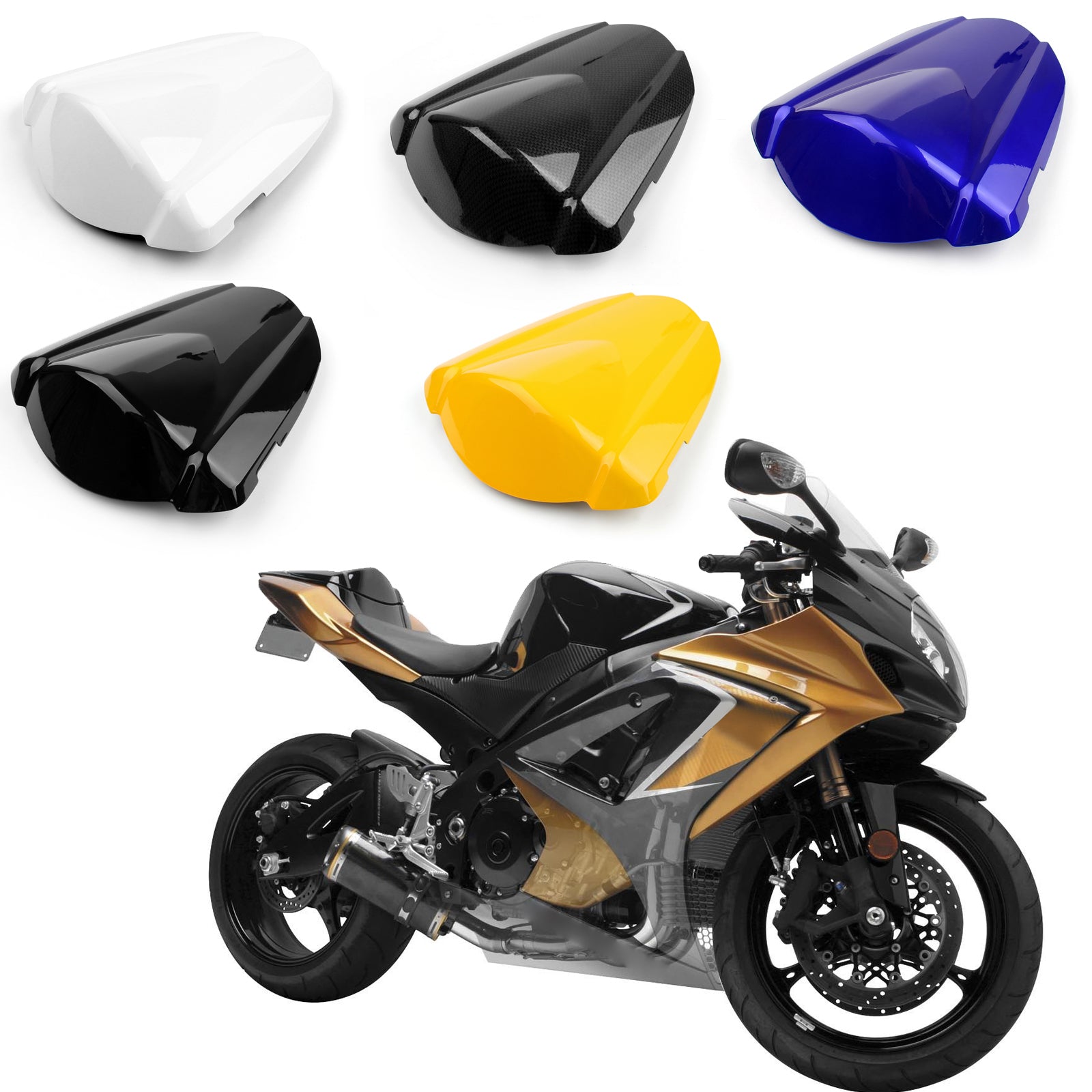 Capot de couverture de siège arrière pour Suzuki GSXR1000 2007-2008 K7 générique