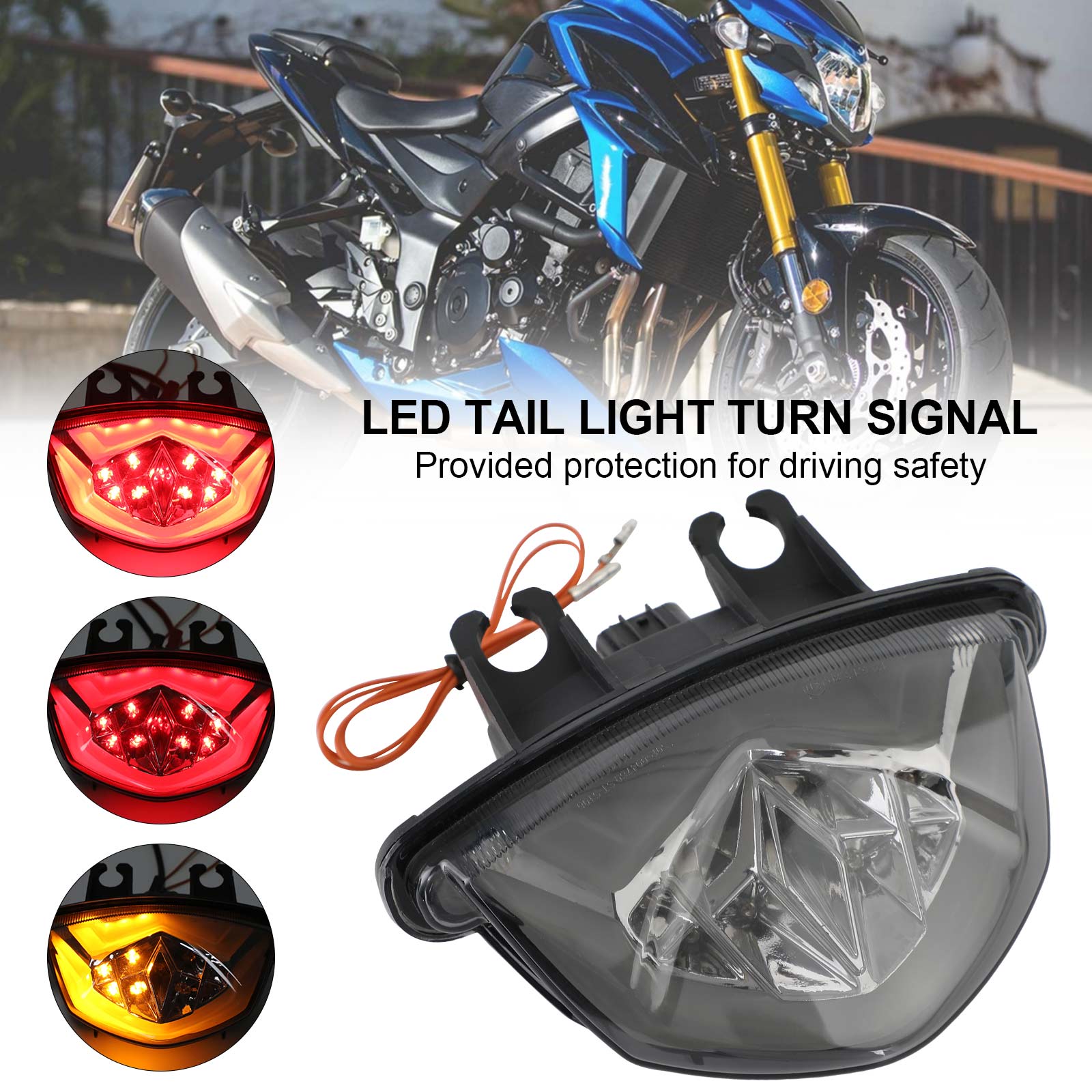 LED Tail Light Turn Signal For Suzuki GSXS 1000 F GSX-S 750 Z 2017-2021 Generic