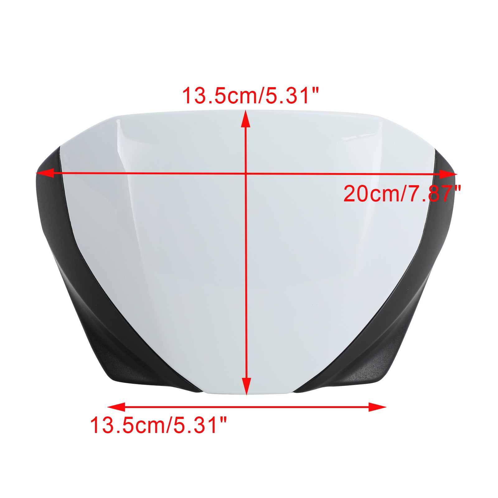 Frontscheibe Windschutzscheibenverkleidung Windschutzscheibenabweiser für Trident 660 2021+ Generisch