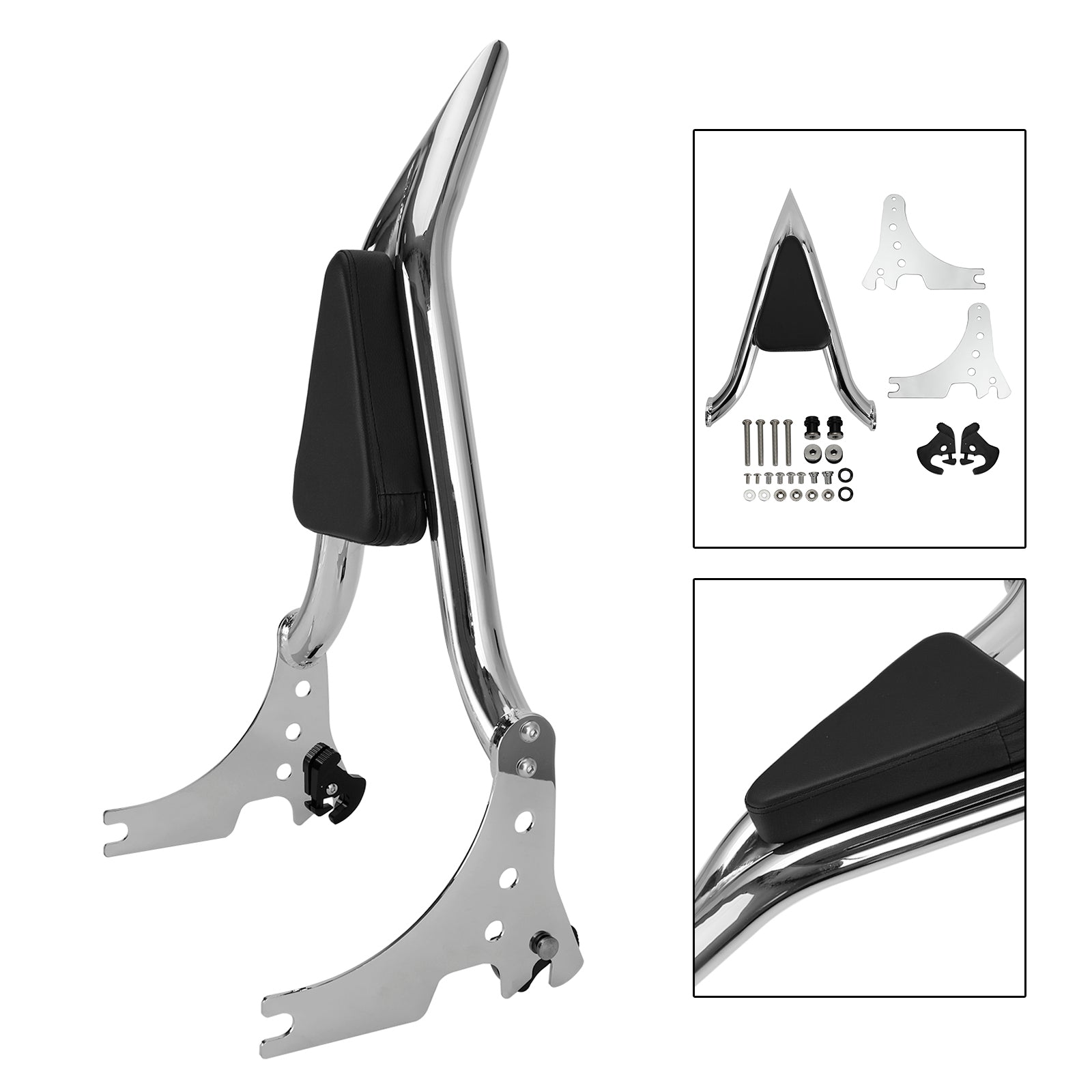 Dossier passager adapté pour Sportster XL883 C/R XL1200R XLH883 XLH1200 04-20