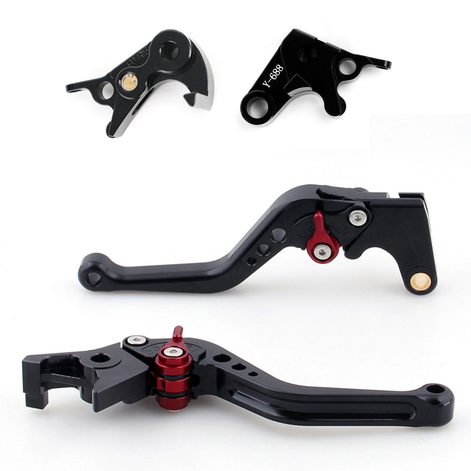 Short Clutch Brake Lever fit for Yamaha MT-09 Tracer 900/GT 21-22 YZF R6 17-20 Generic