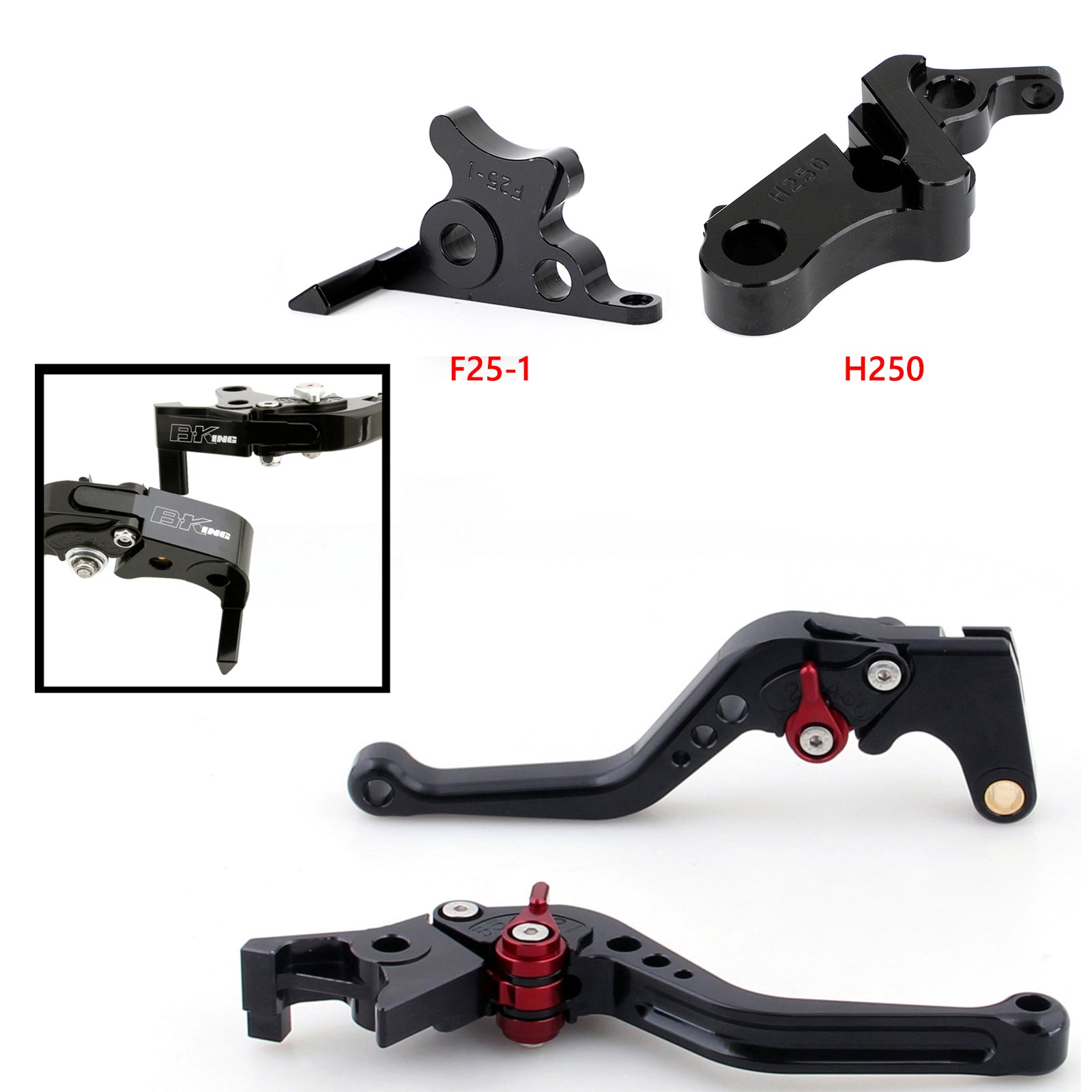 19-21 Honda CBR500R/CB500F/X  CBR300R Short Clutch Brake Lever