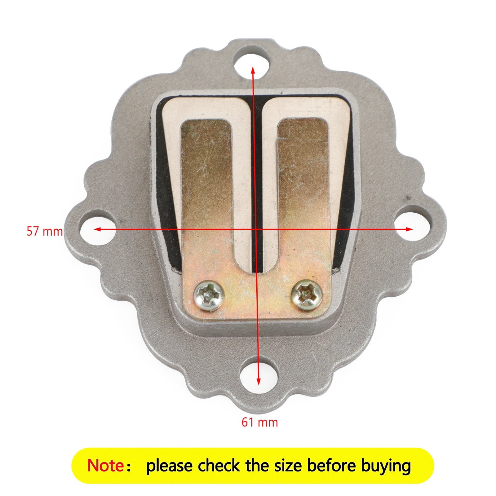 Válvula de láminas para YAMAHA V50 V7 V75 U7 U7E NOS 298-13610-00 Genérico