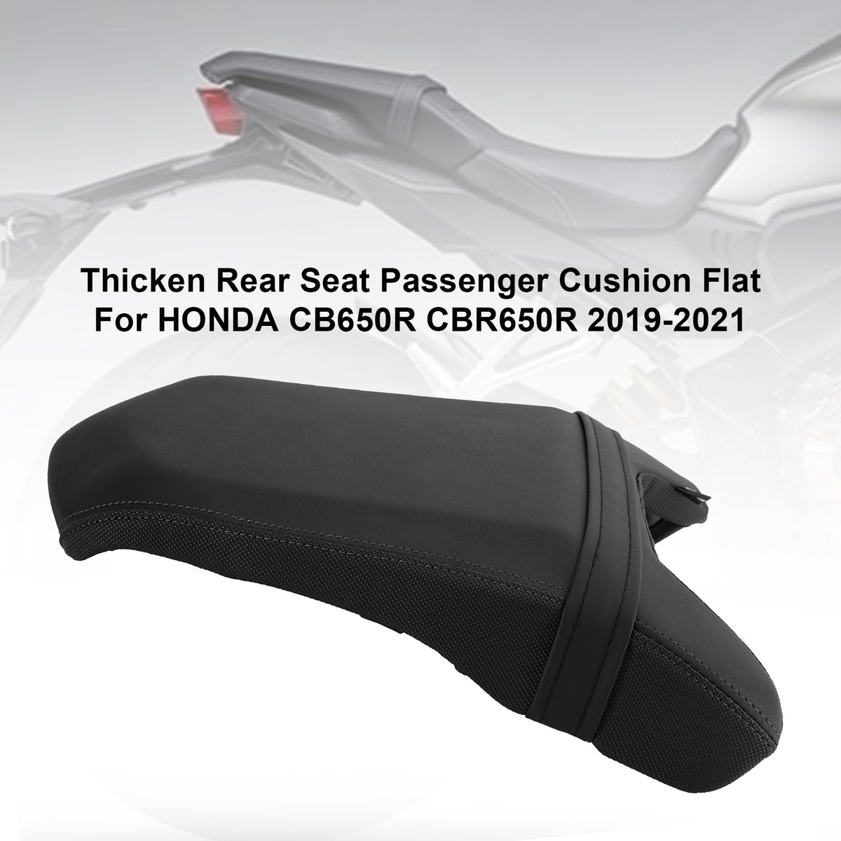 Rear Passenger Seat Pillion Saddle Flat For Honda CB650R CBR650R 19-21 20 Red Generic