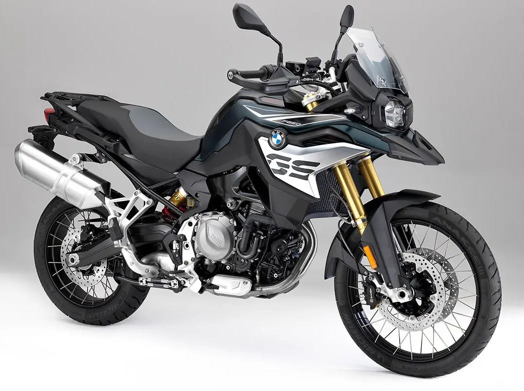 Amotopart BMW 2018-2020 F750GS/F850GS Noir avec kit de carénage blanc