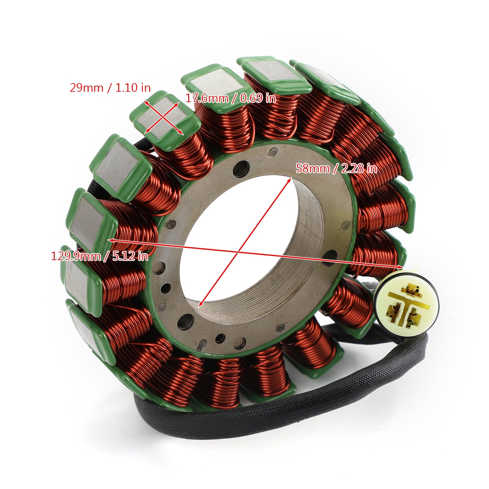 Lichtmaschine Magneto Stator für Yamaha F75 F80 F90 F100 67F-85510-00 67F-85510-01