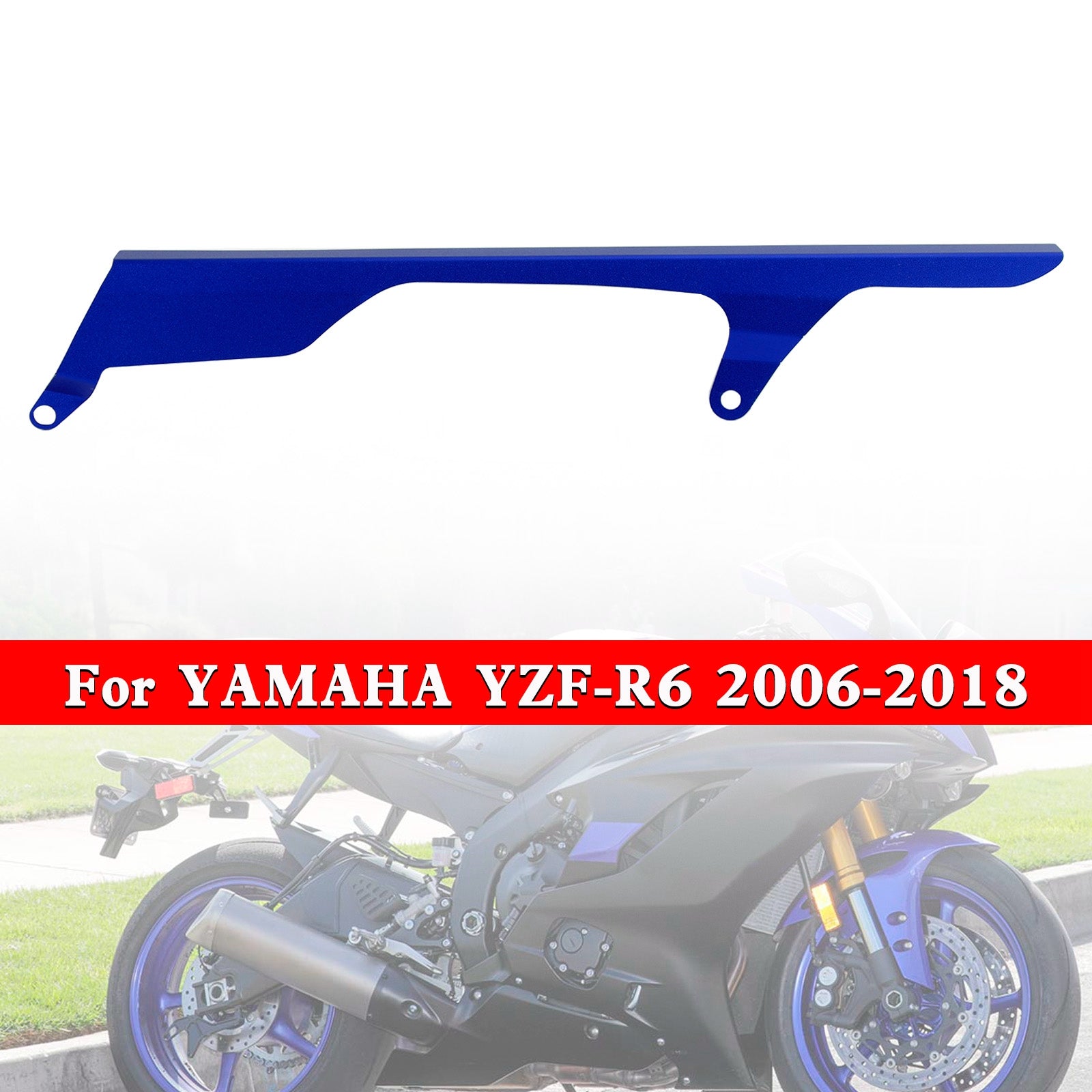 リアスプロケットチェーンガードプロテクターカバーヤマハ YZF R6 2006-2018