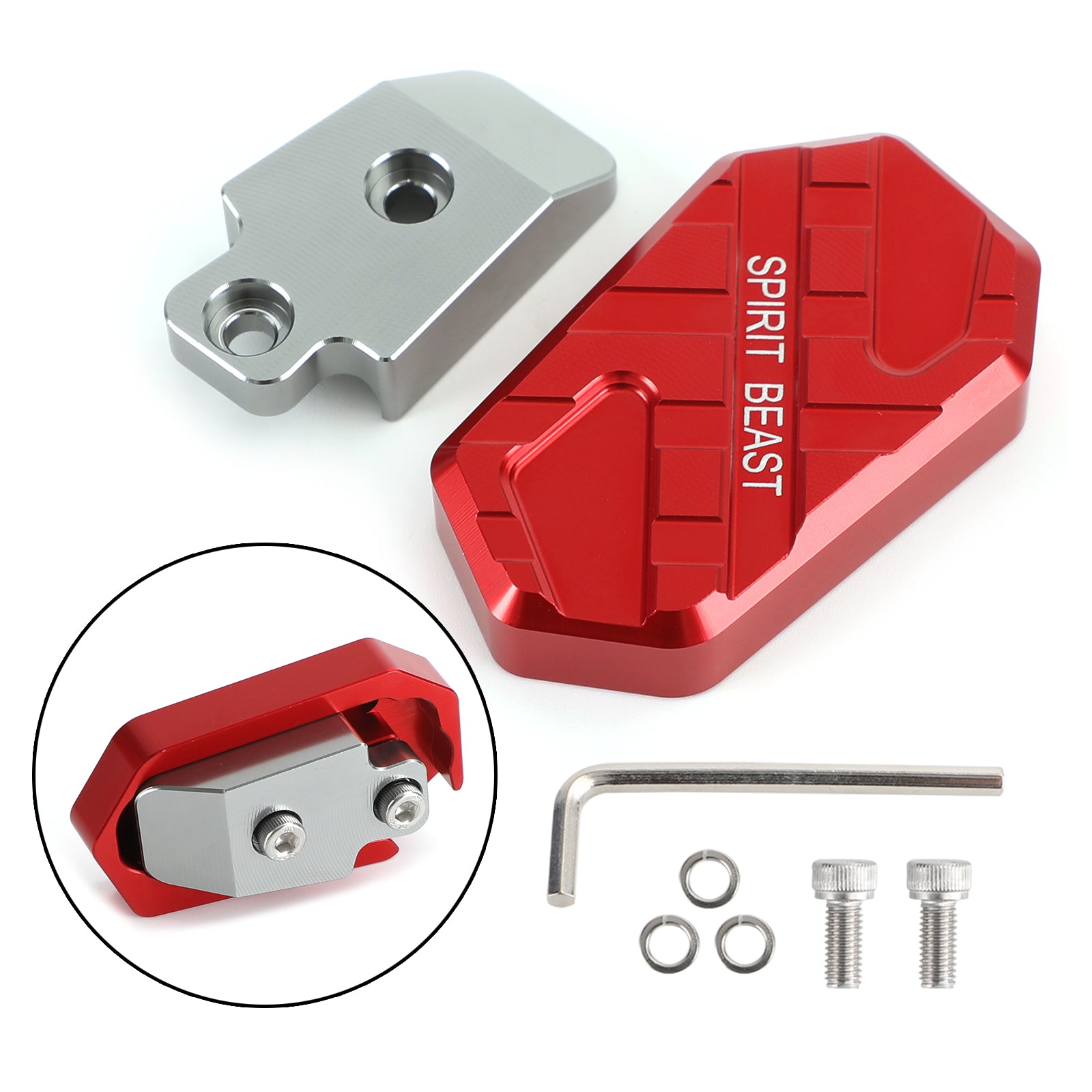 Aluminium Brake Pedal Extension Peg Enlarger For Honda Cm 300 Rebel 2021 Titanium Generic