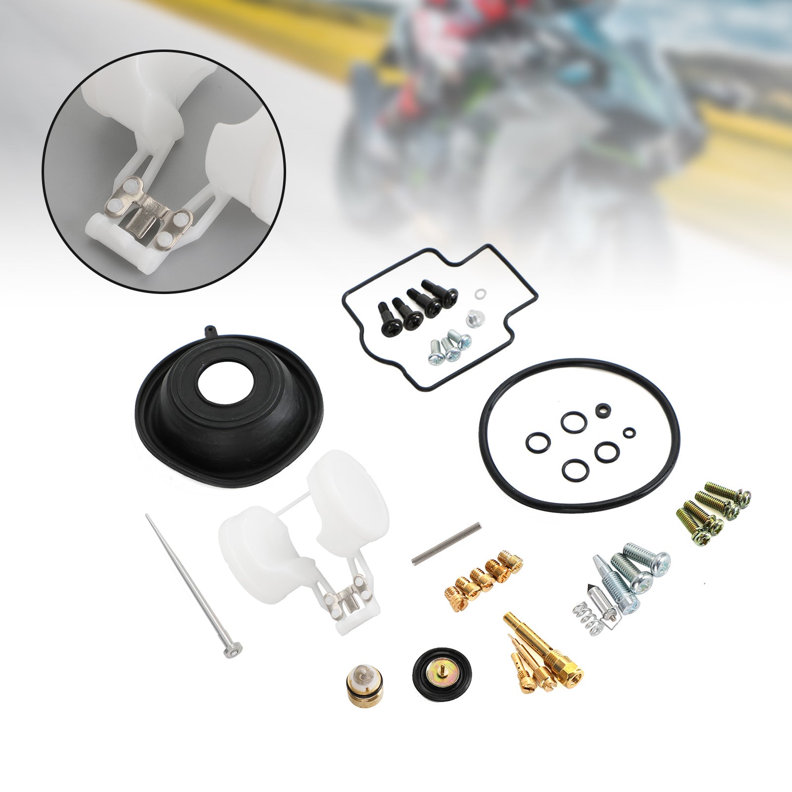 Kit de reconstruction de carburateur adapté pour Ninja ZX-9R GPZ900R ZX900A/B/C 1994-03 générique