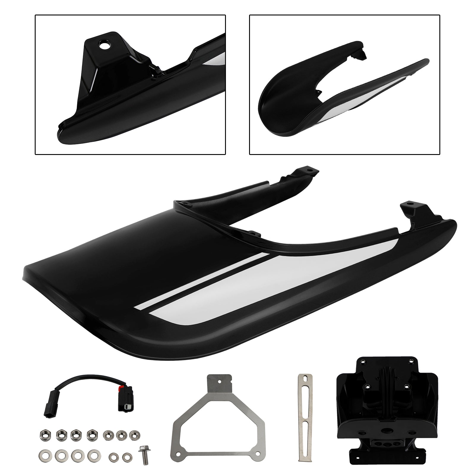 Tail Cowl Fairing+License Plate Bracket fit for Kawasaki Z900RS 2018-2022 Generic