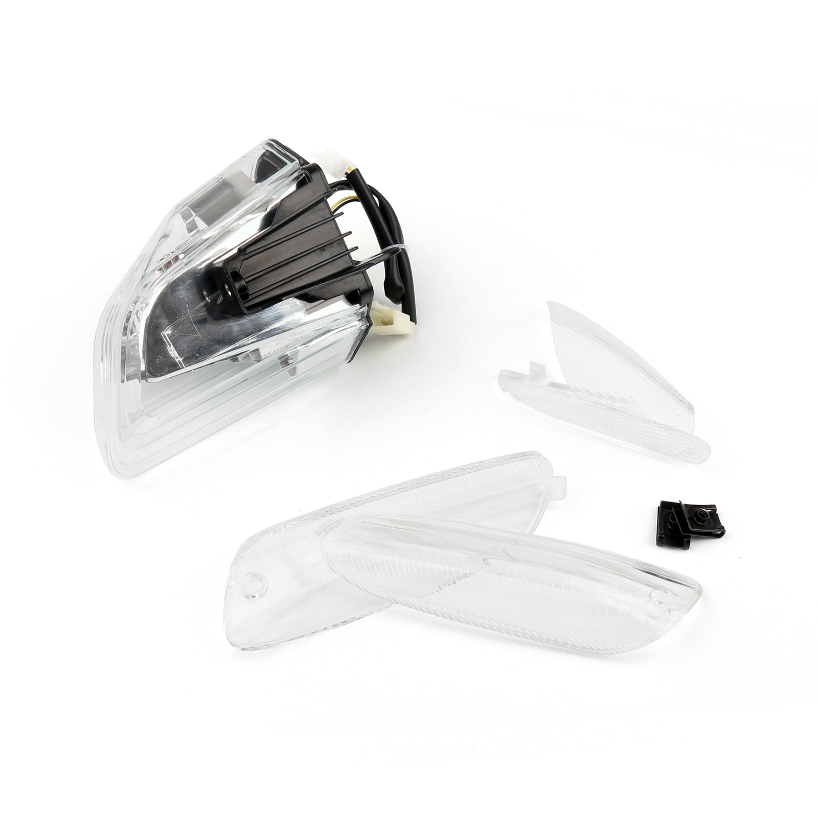 Luz trasera LED transparente con intermitentes aptas para Aprilia RSVR Factory RSV1000