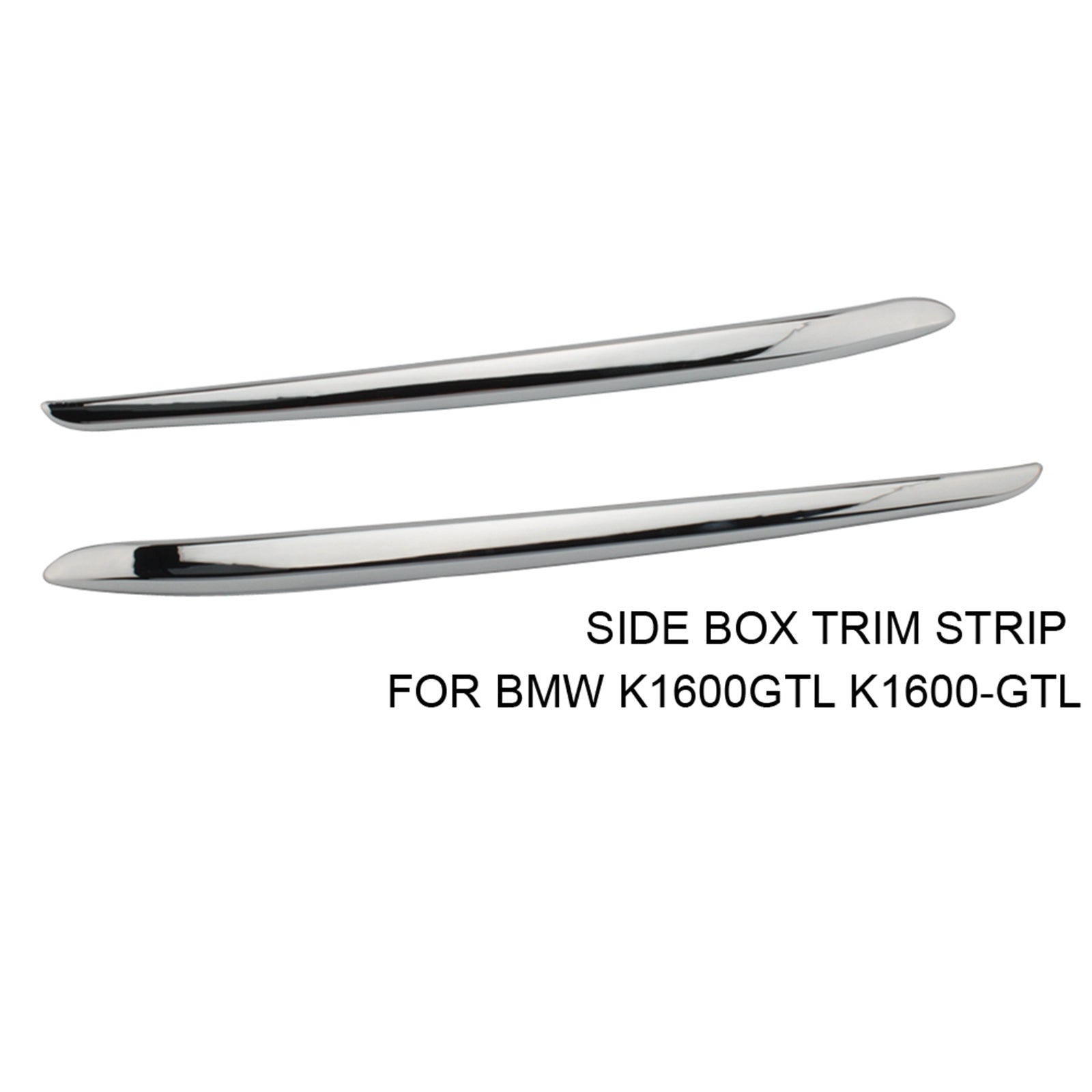 Chrome Side Panel Storage Box Plating Trim Strip For BMW K1600GTL 2011-2018 Generic