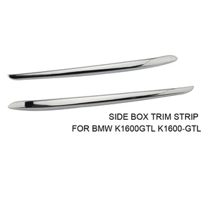 Striscia di finitura cromata per scatola portaoggetti del pannello laterale cromato per BMW K1600GTL 2011-2018 generico