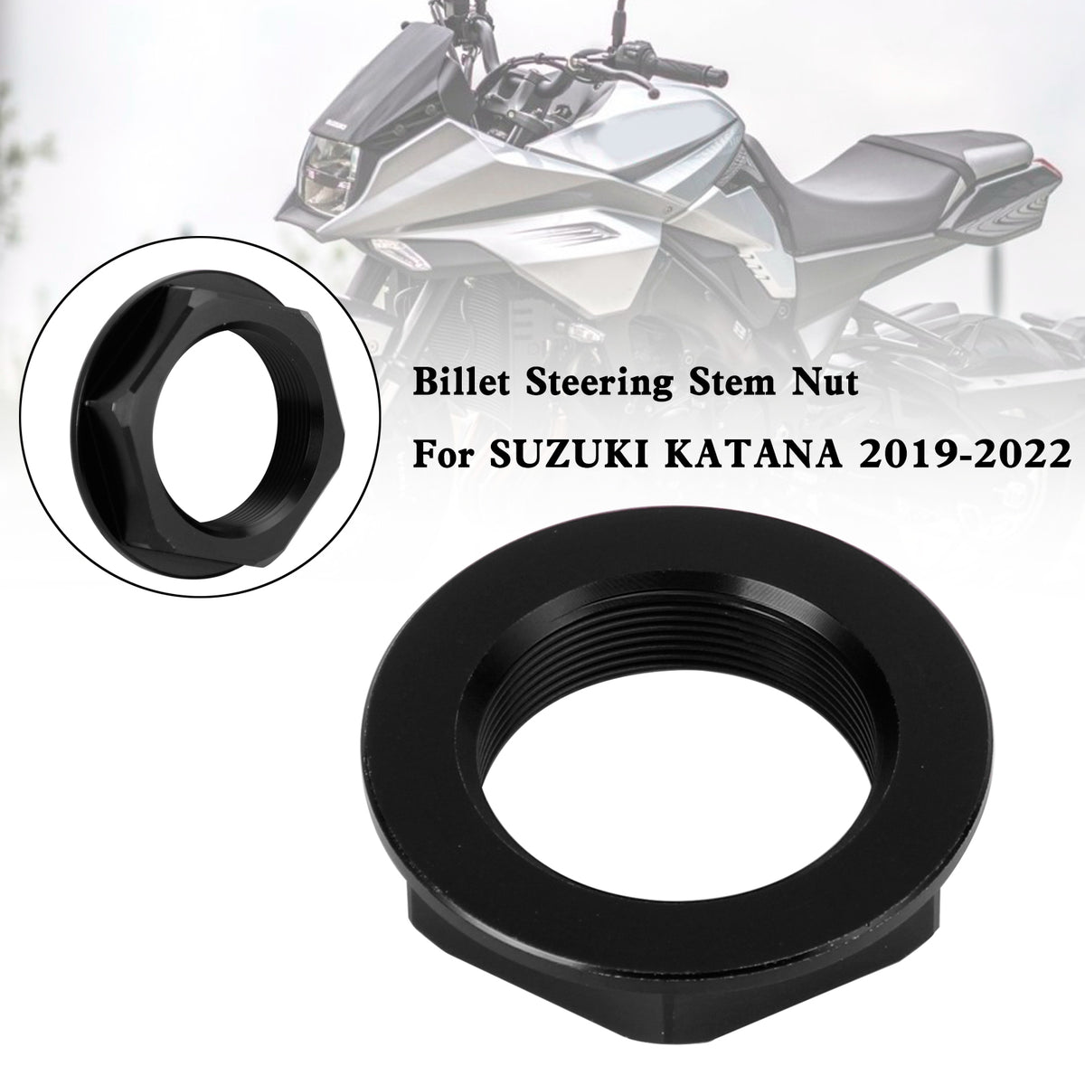 Écrou de tige de direction en billette, pour SUZUKI GSXR 600/750 YZF-R1 ZX6R S1000RR