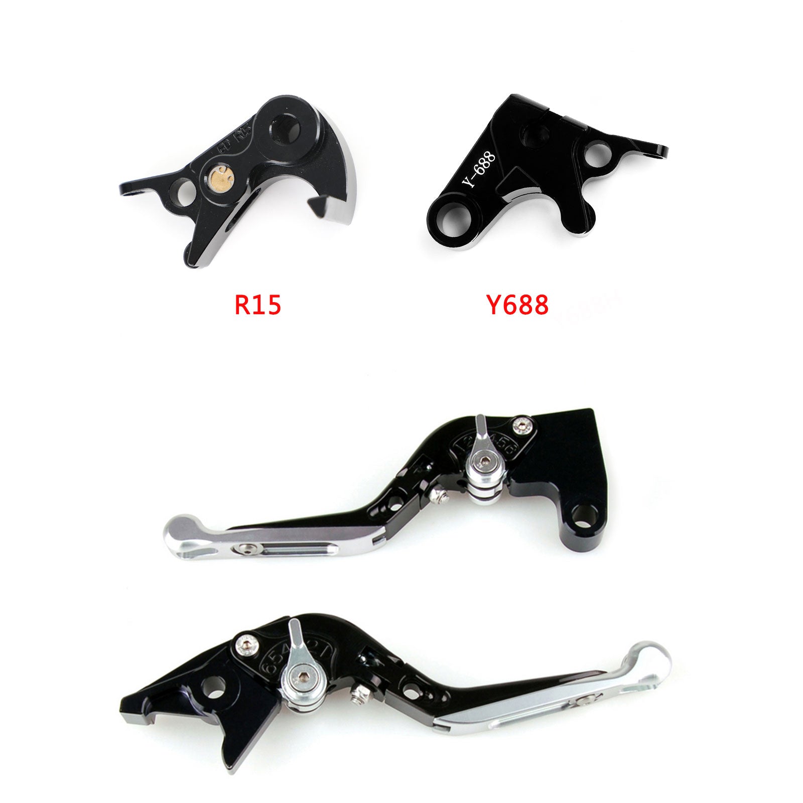 17-20 Yamaha YZF R1/R1M/R1S 15-21 YZF R6 Adjustable Clutch Brake Lever Generic