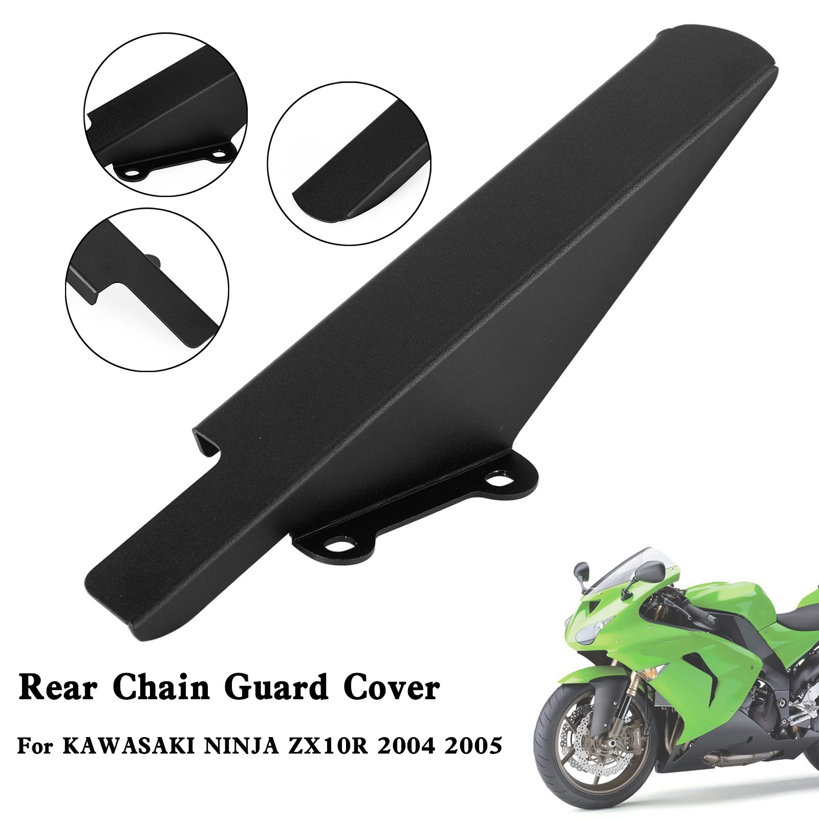 Couvercle de protection de chaîne de pignon, pour KAWASAKI NINJA ZX-10R ZX10R 2004 2005 générique